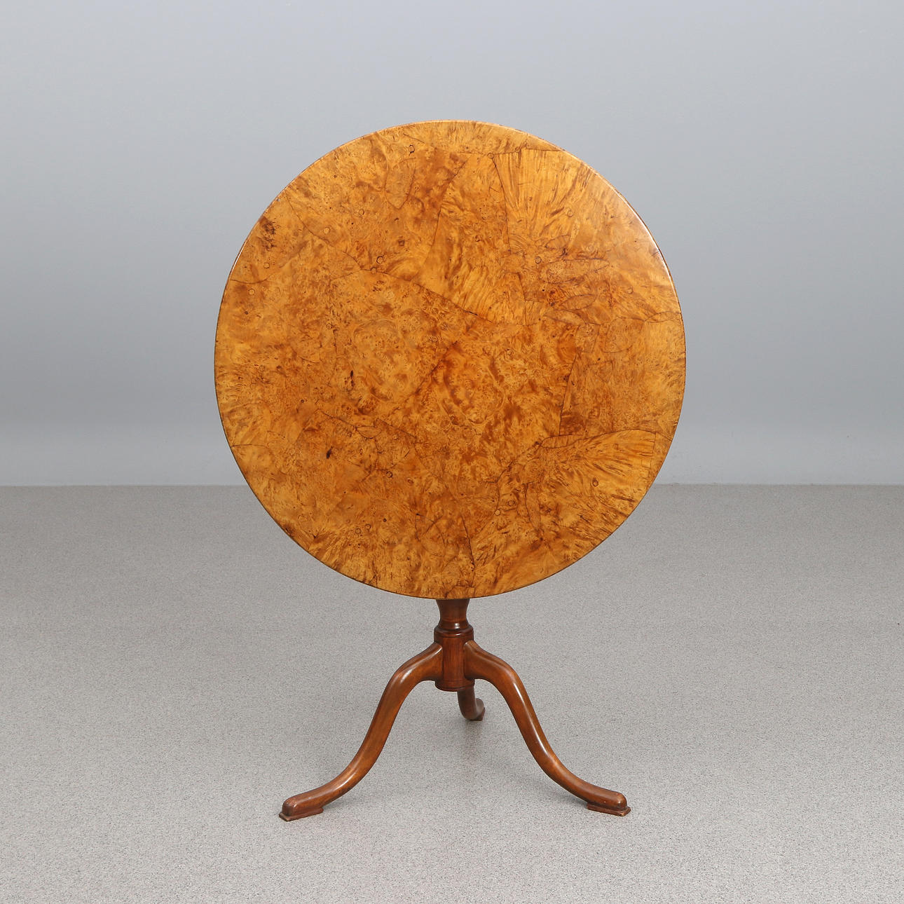 FOLDING TABLE. Birch and alrot. 19th century. Furniture - Tables ...