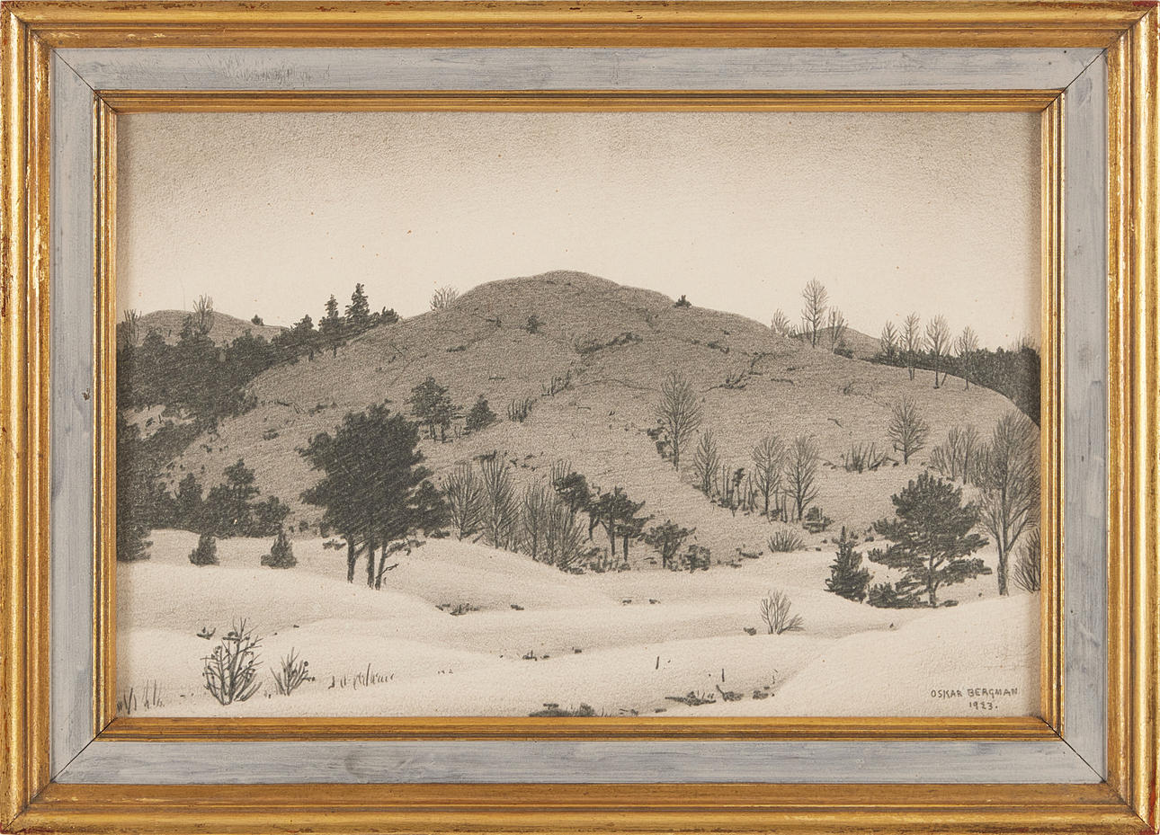 OSKAR BERGMAN. “Winter I”.