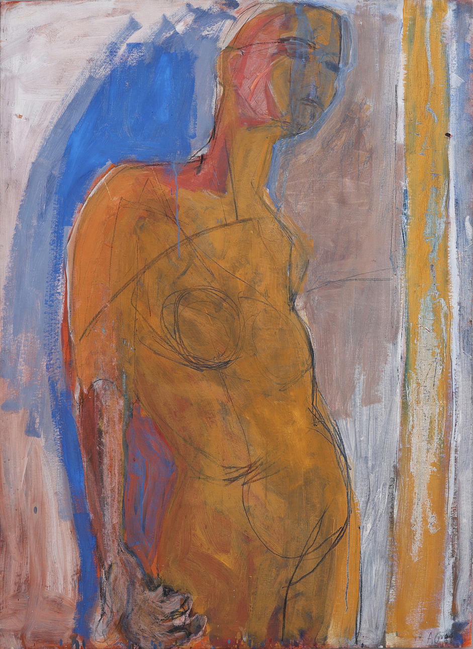 ASTRID GÖRANSSON. “YELLOW”, FIGURE COMPOSITION.