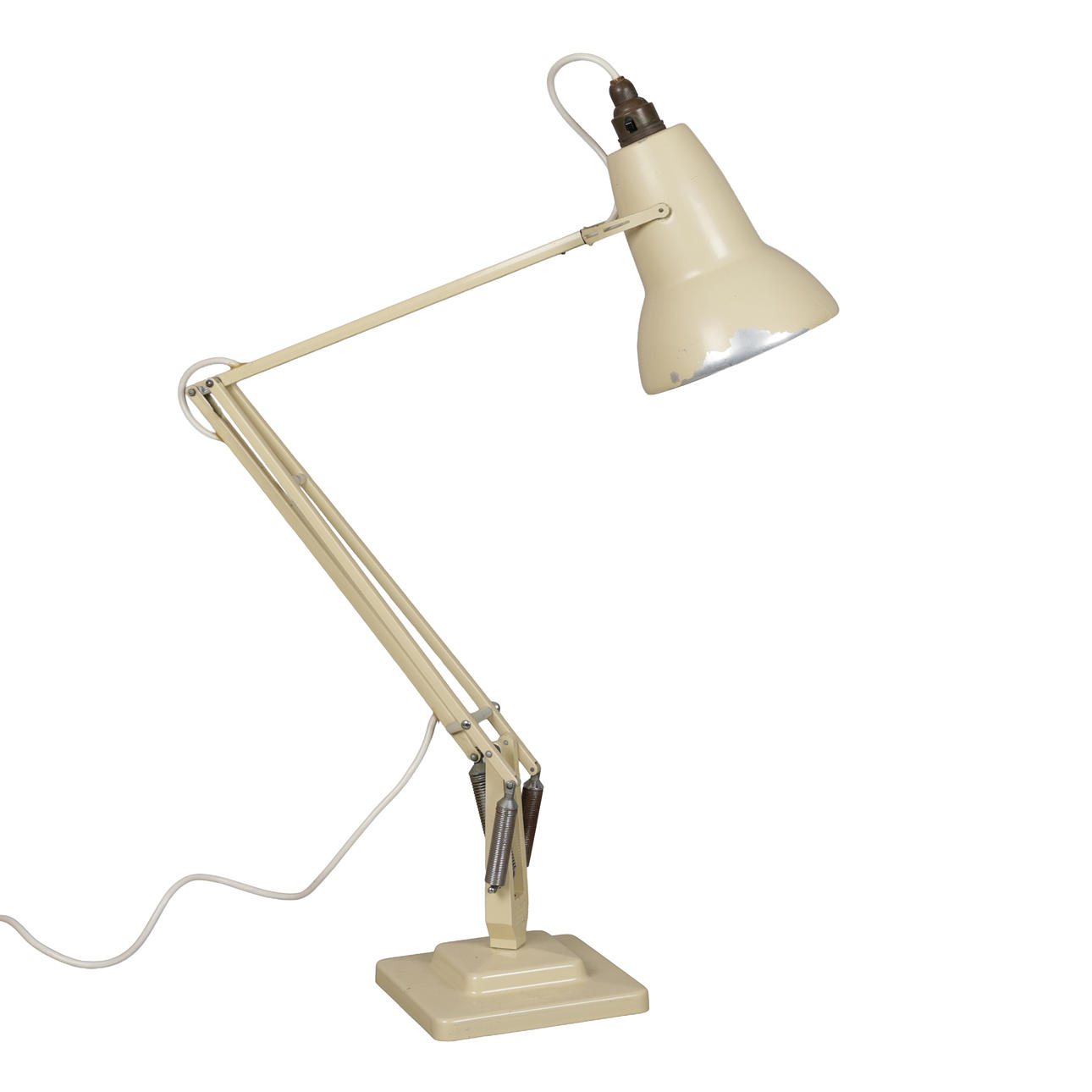A HERBERT TERRY & SONS MODEL 1227 ANGLEPOISE LAMP.