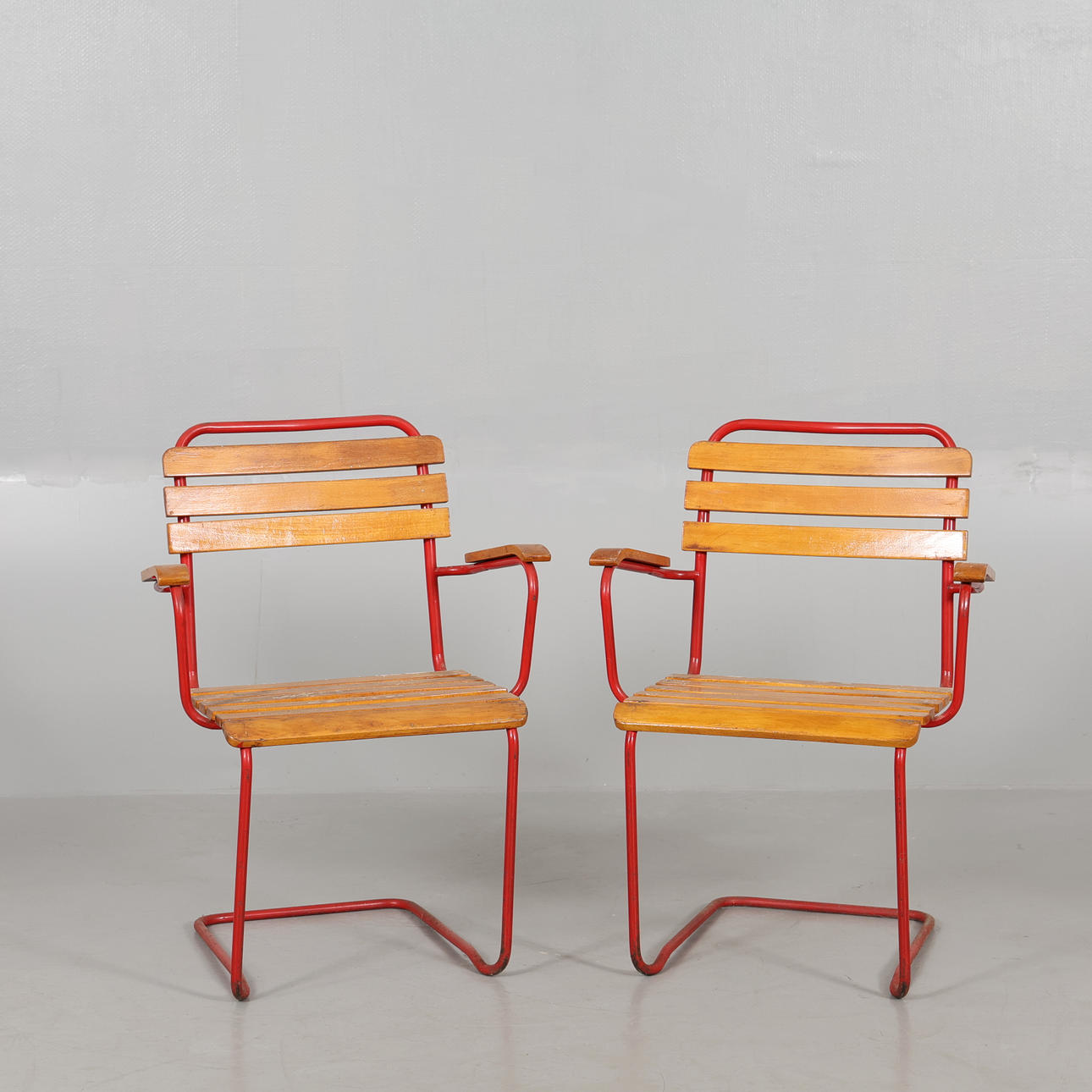 GARDEN CHAIRS 1 pair.