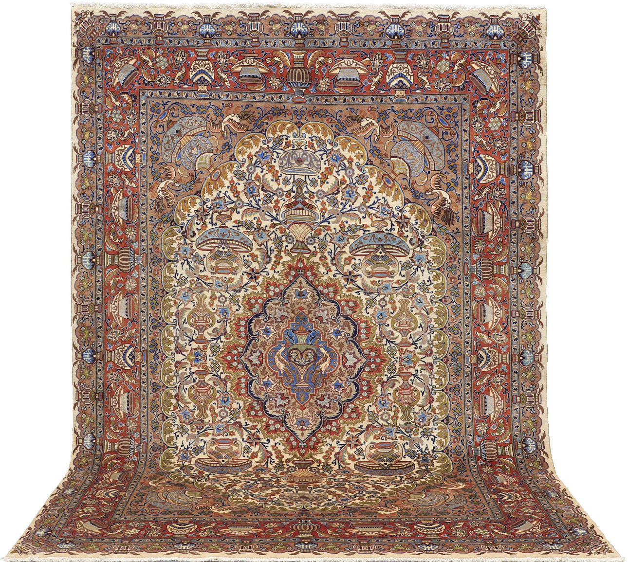 MATTA, persisk, Figural Kashmar (Fine), 338 x 246 cm.