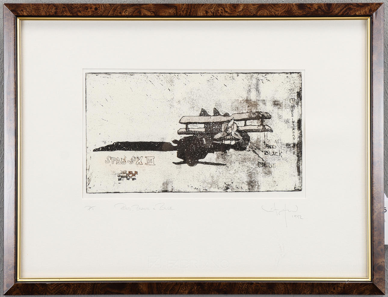 LEIF HAGLUND. Etching PT, signed.