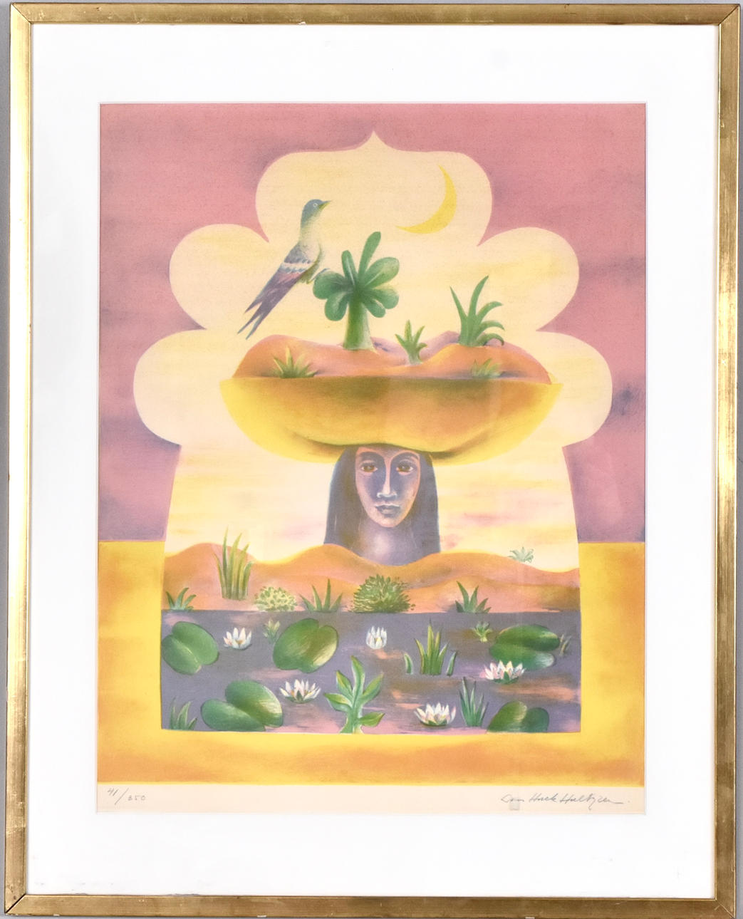 LARS HUCK HULTGREN. Color lithography.