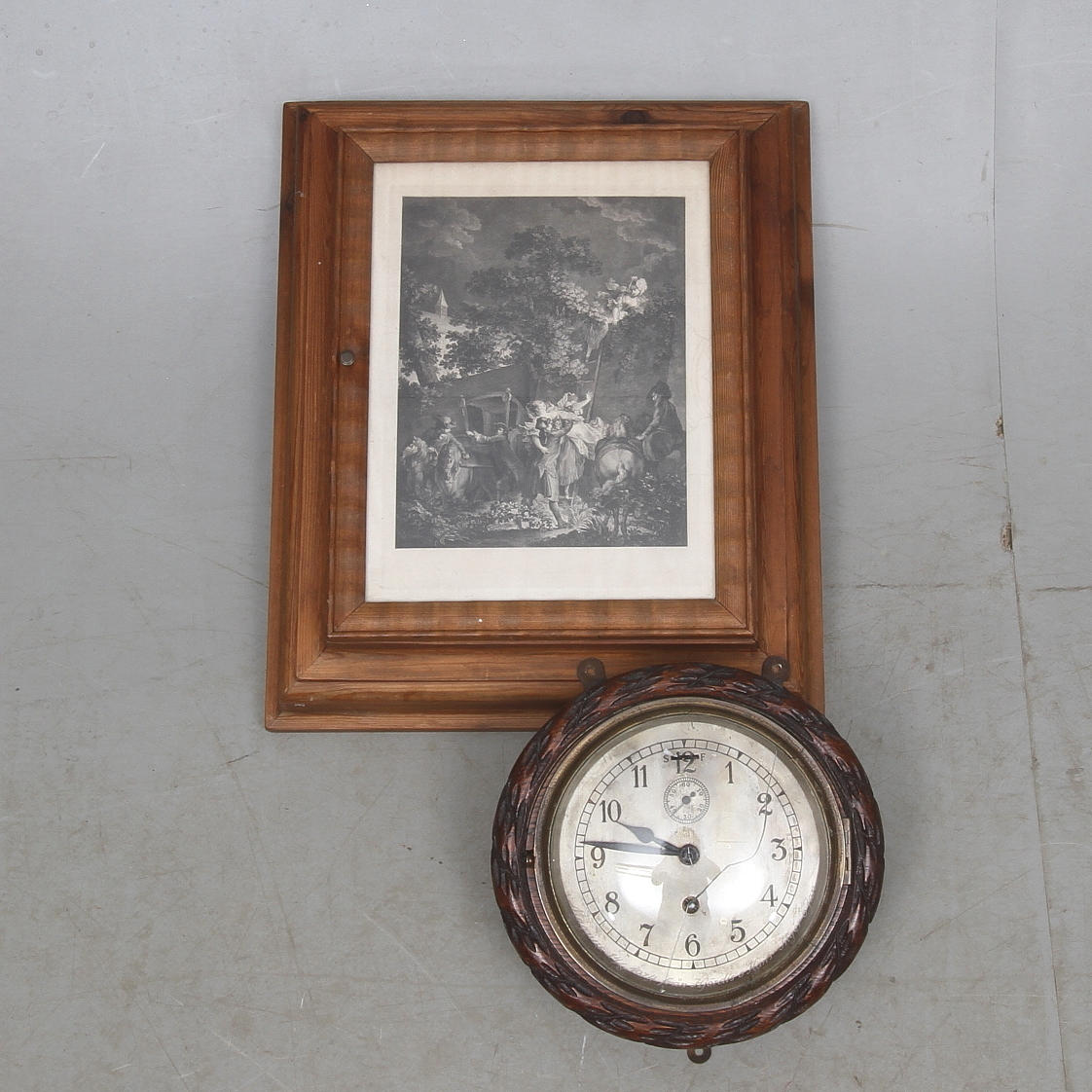 SKEPPSKLOCKA, VÄGGSKÅP, 1900-tal.