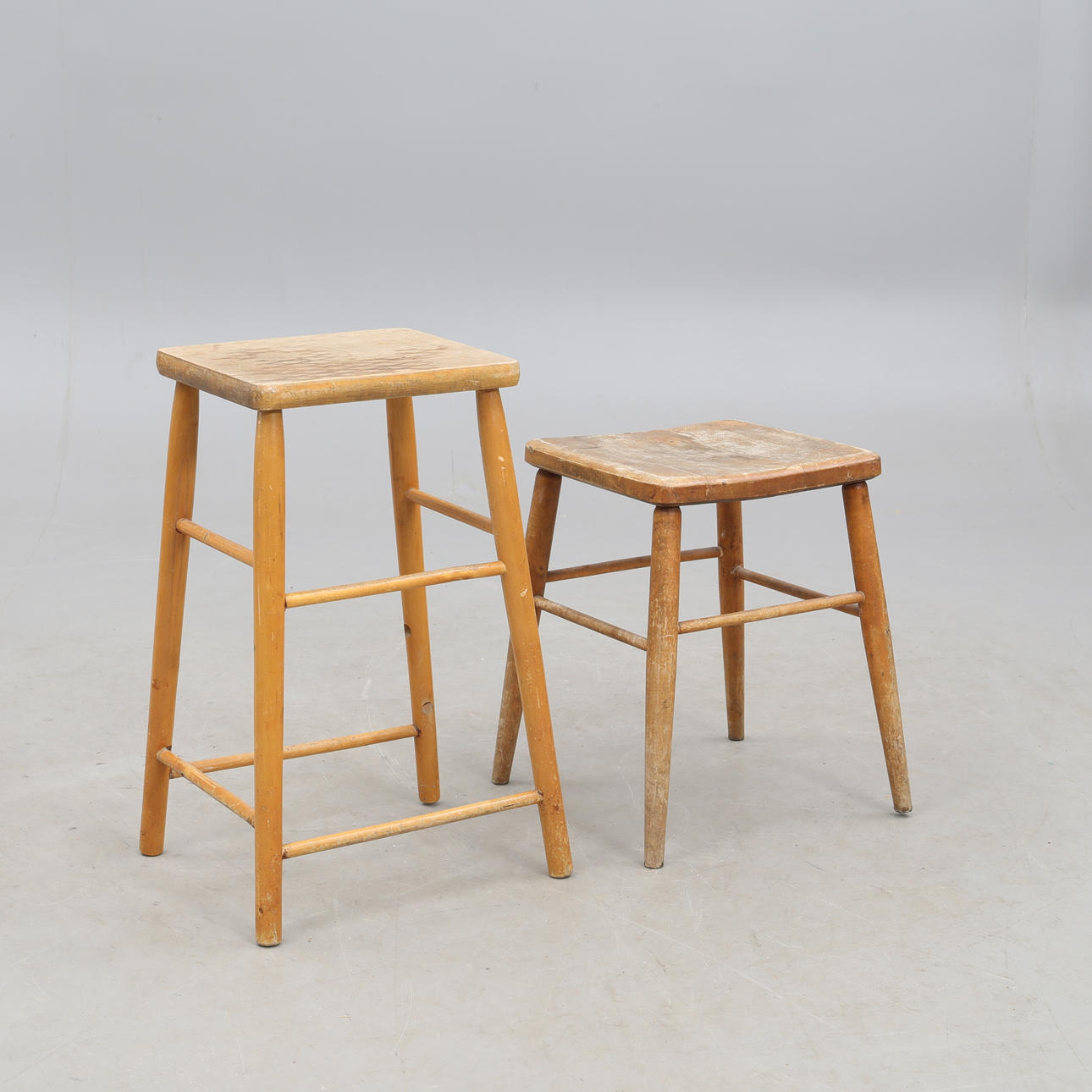 PALLETS, two pieces.