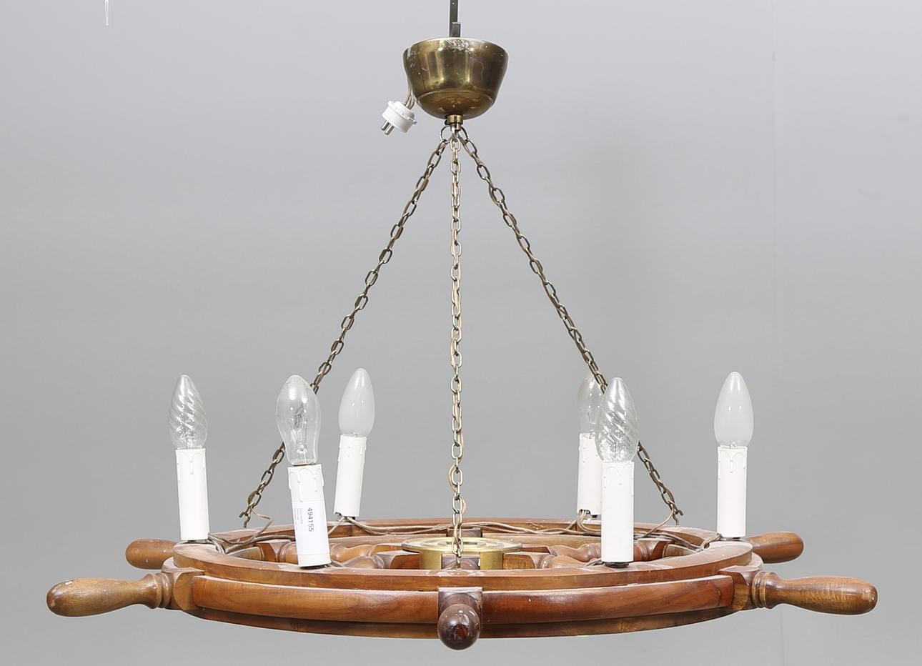 TAKLAMPA, 1900-tal, diameter ca. 76 cm.