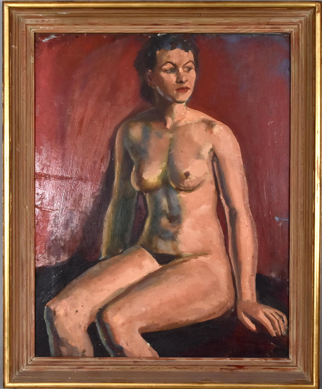 OIDENTIFIERAD KONSTNÄR. Oil on panel.