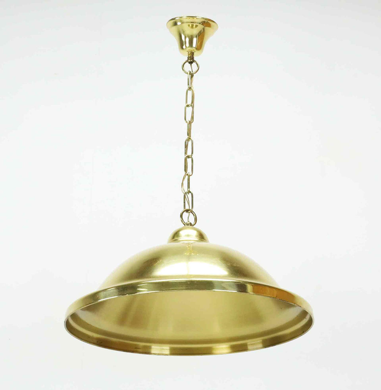 A brass coloured ceiling lamp, 1970/80's.