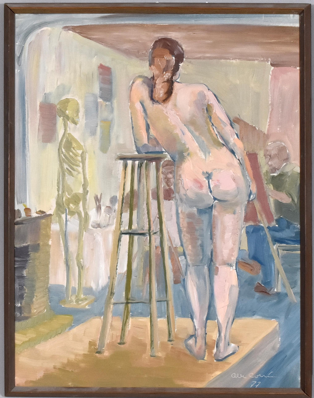 OIDENTIFIERAD KONSTNÄR. Oil on canvas.