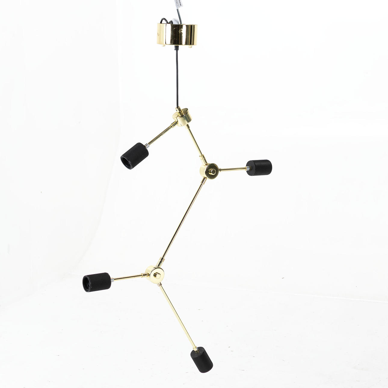 CEILING LAMP, 4-arm, adjustable, contemporary.