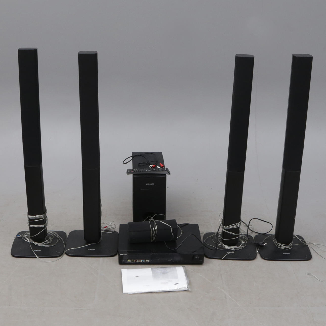 DVD SURROUND SYSTEM, 5 pcs, Samsung.