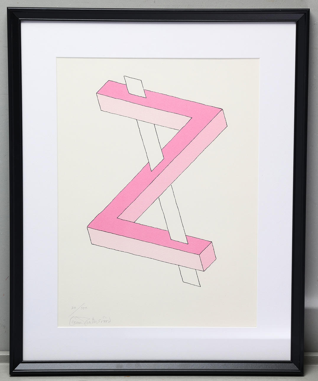 OSCAR REUTERSHOST. Lithograph, signed, numbered 70/300.