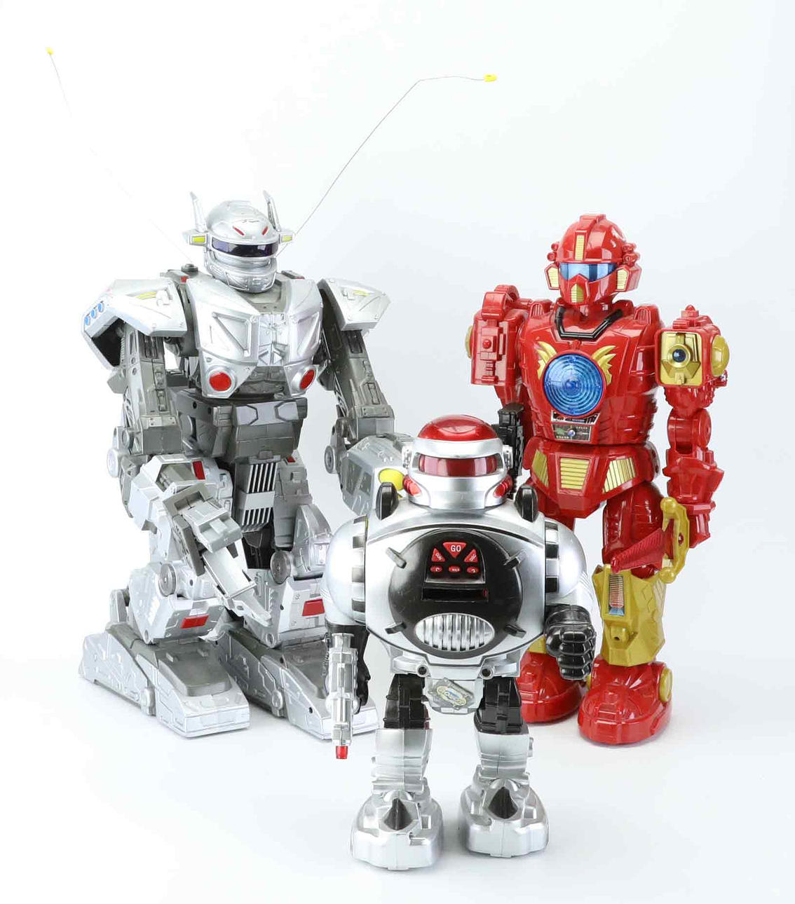 TOYS, 3 pcs robots, China.