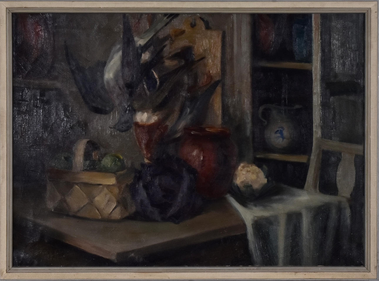 HENRIK SKAGH. Oil on canvas.