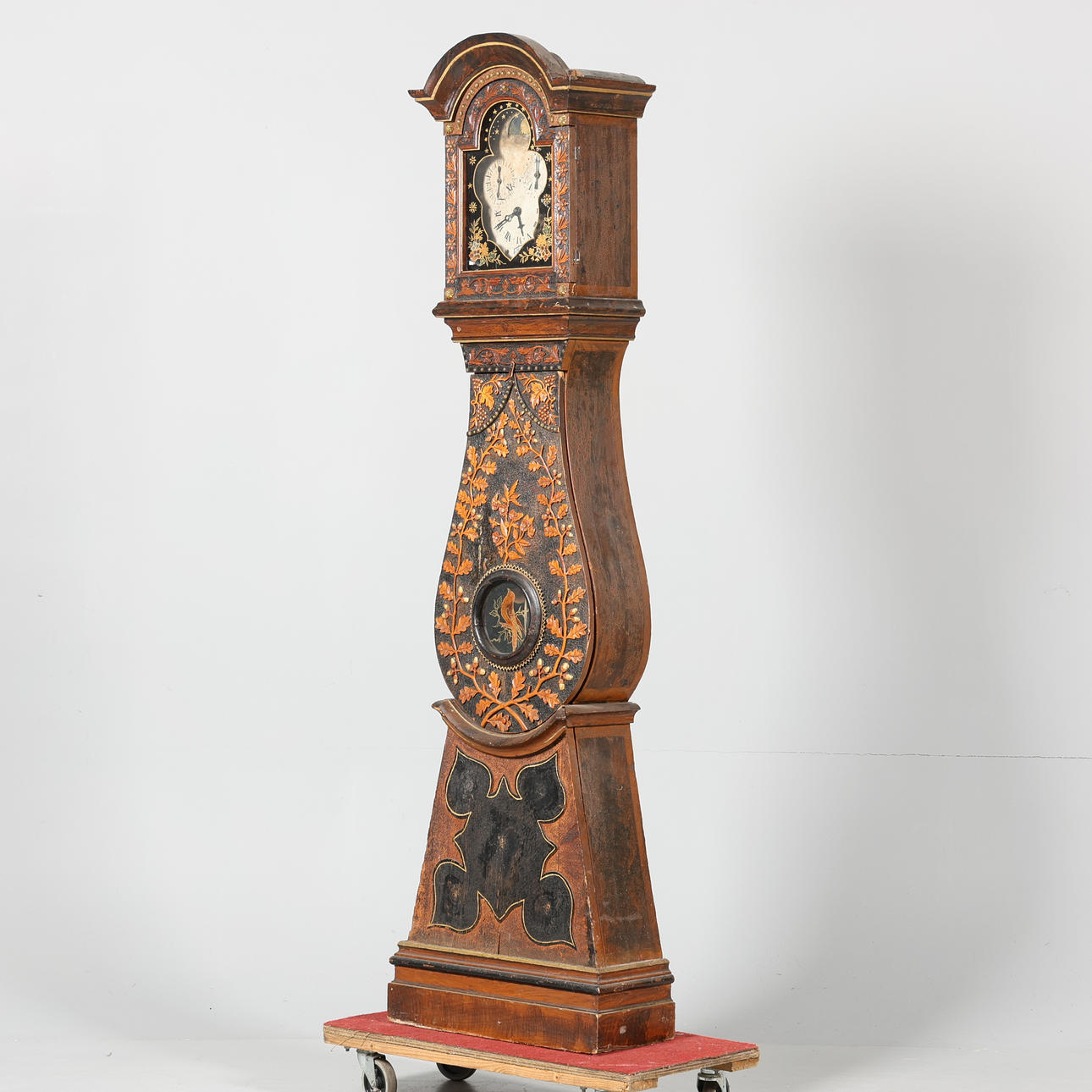 A 19th century floor clock.