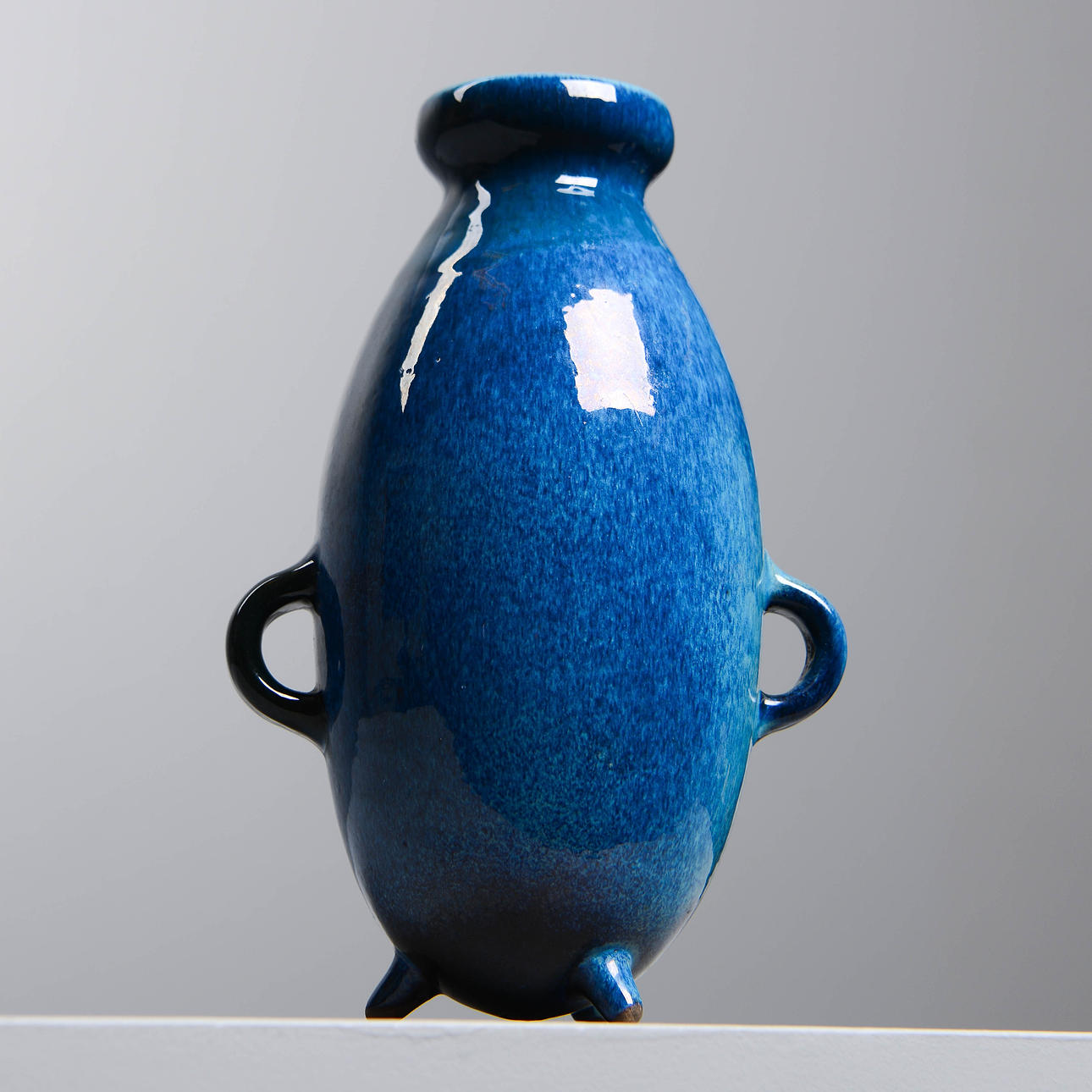 INGRID ATTERBERG. Vase, poppies, Upsala-Ekeby.