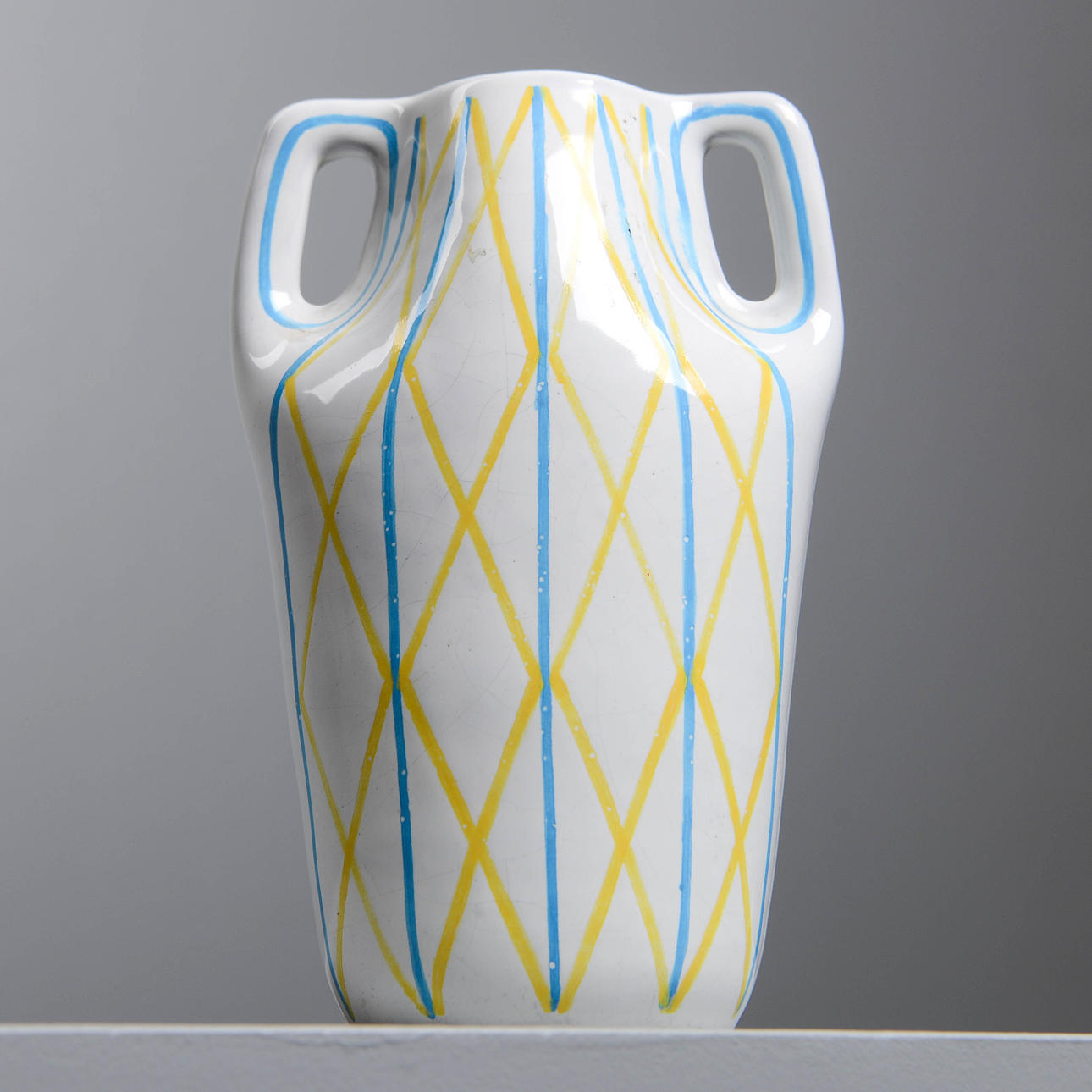 INGRID ATTERBERG. Vase, poppies, Upsala-Ekeby.