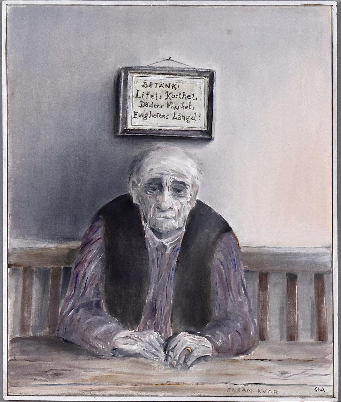 OLLE AGNELL. Oil on canvas.