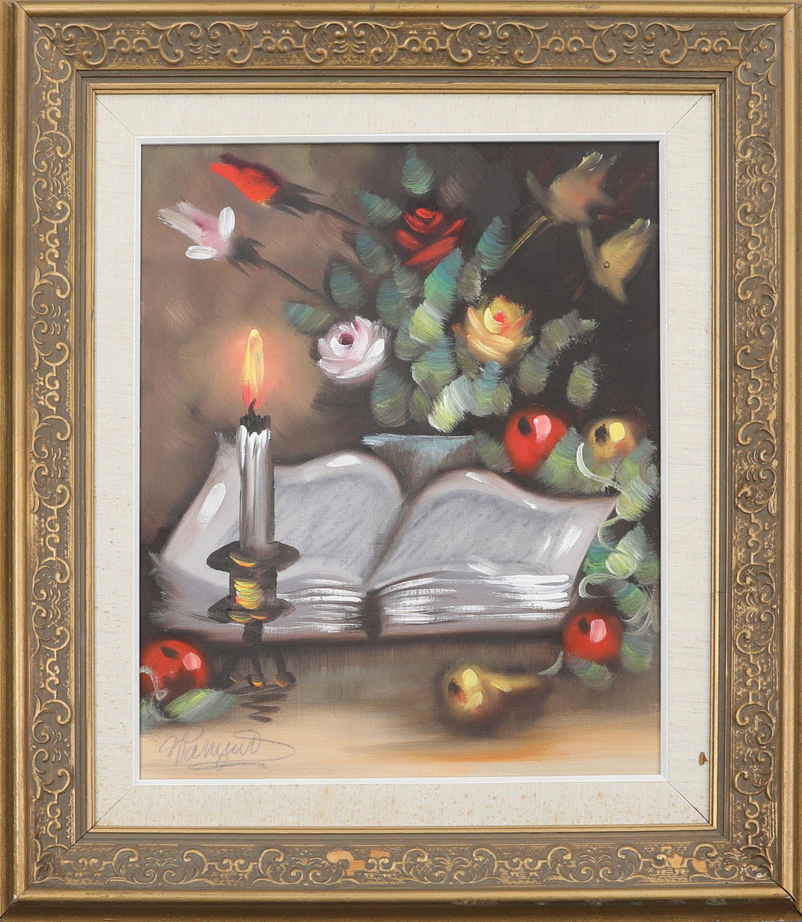 HUGO PALMQVIST. Oil on panel, signed.