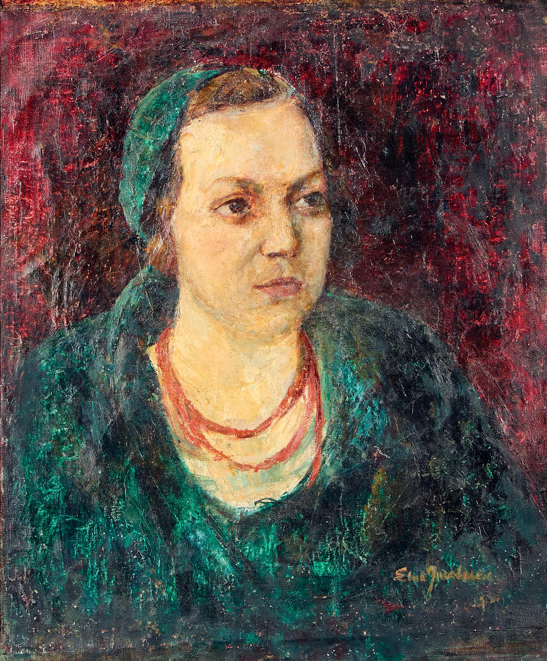 ELNA JACOBSSON. Portrait depicting Dora Graaf.