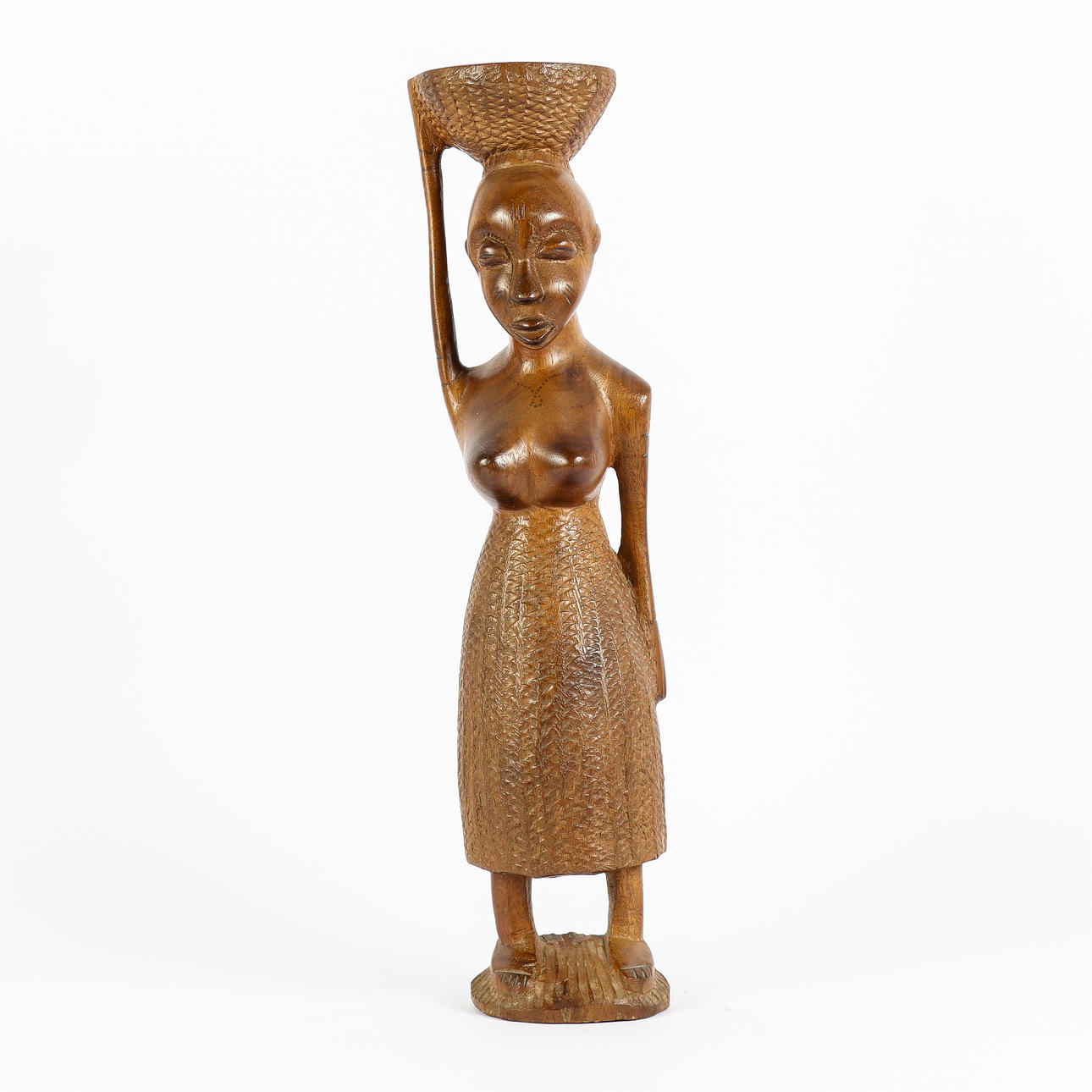 Skulptur trä, Afrika.
