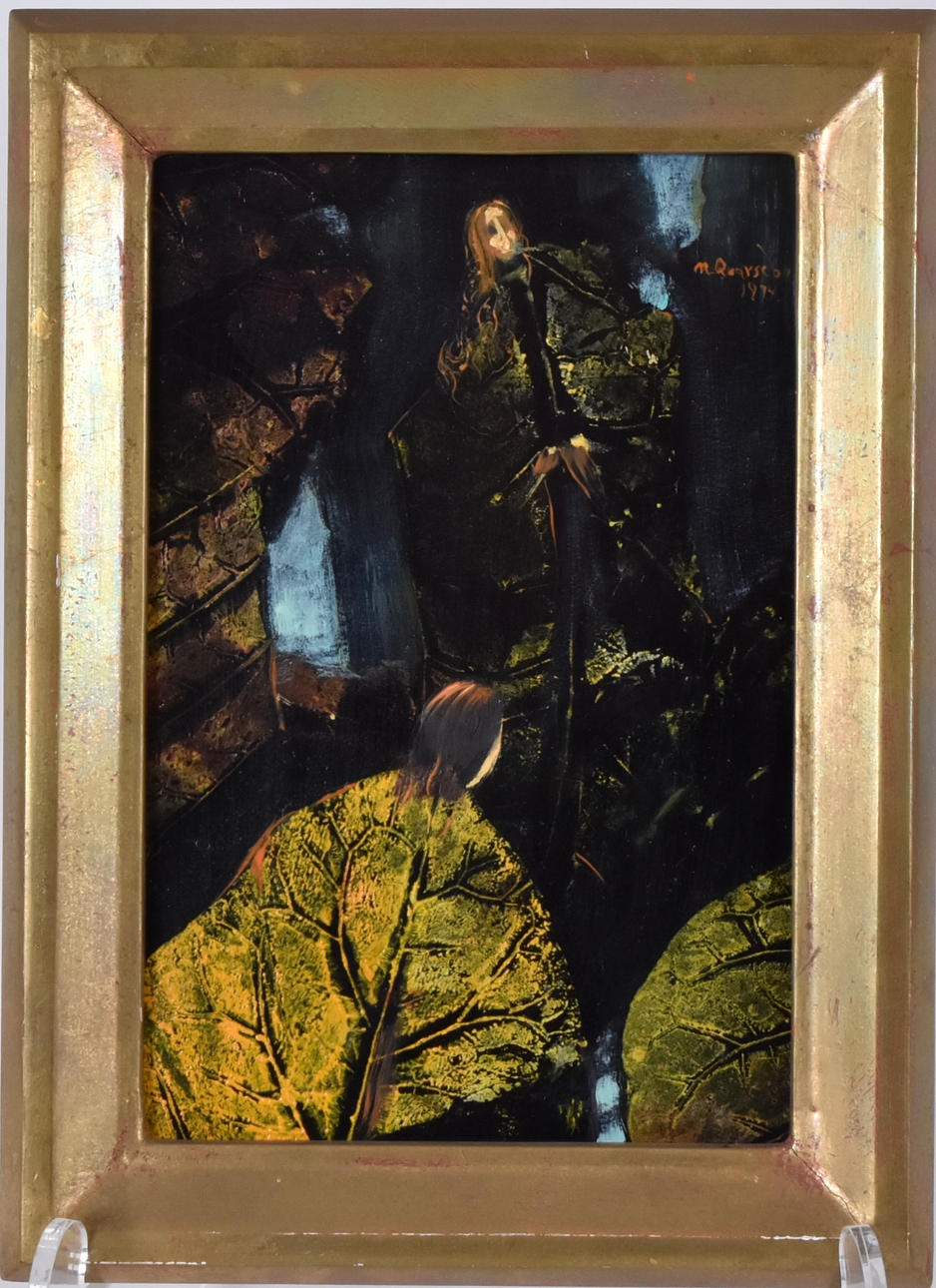 MICHAEL QVARSEBO. Oil on panel.