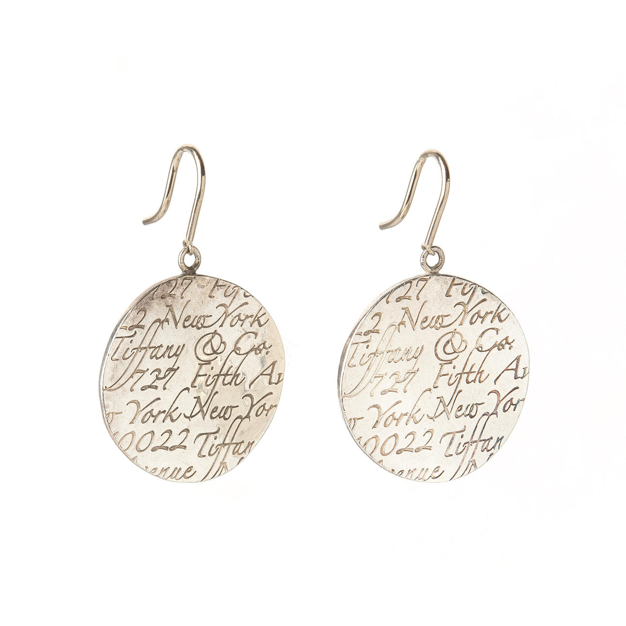 TIFFANY & Co, sterling silver earrings.