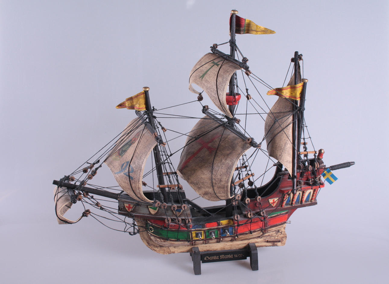Model boat, Santa Maria 1492.