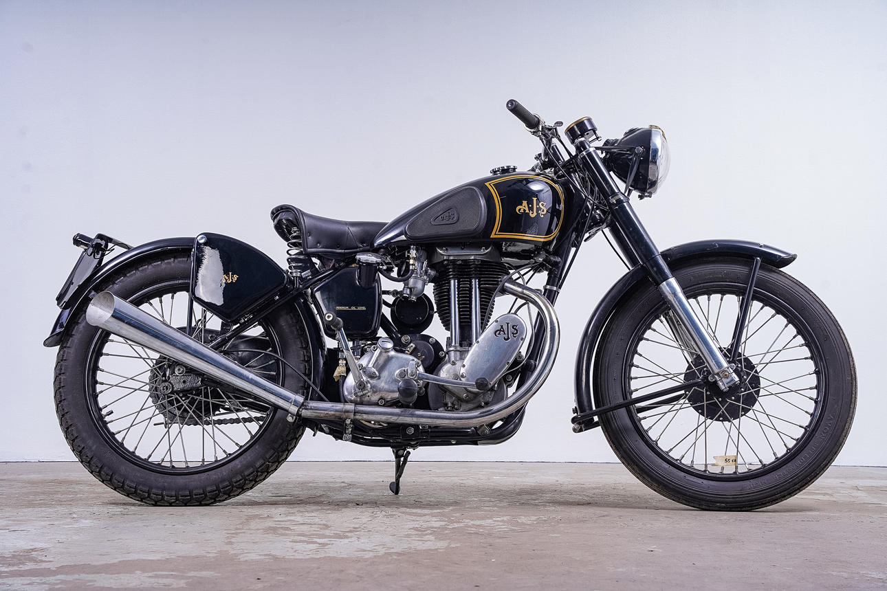 AJS, modell 16M, 1946, England.