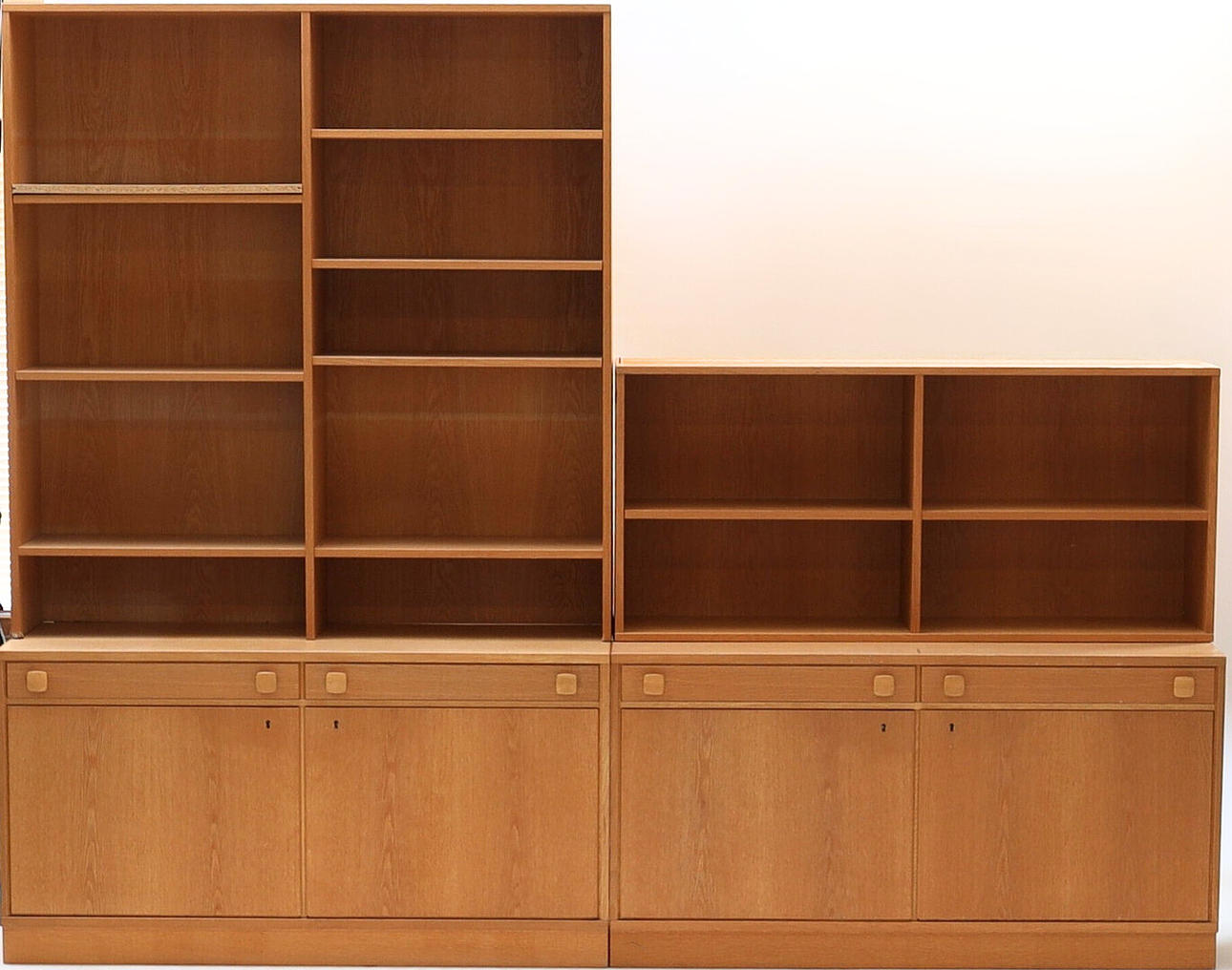 Sectional bookcase, Ulferts 1970s, Oak.