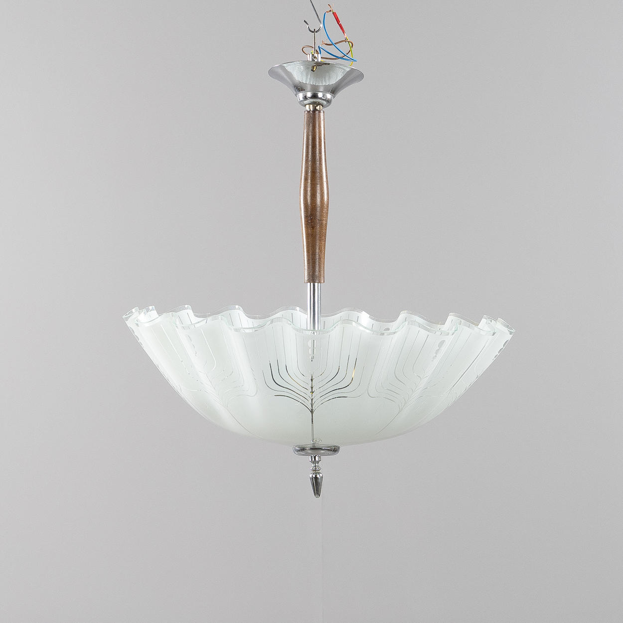 A 1940s-century ceiling lamp.