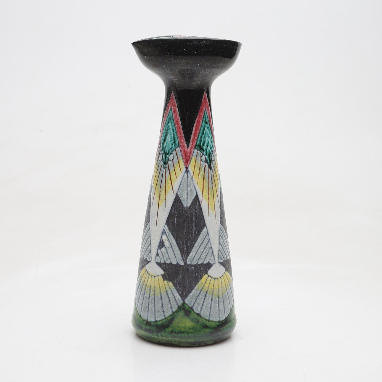 Vase, ceramic, Tilgmans, Sweden, signed.