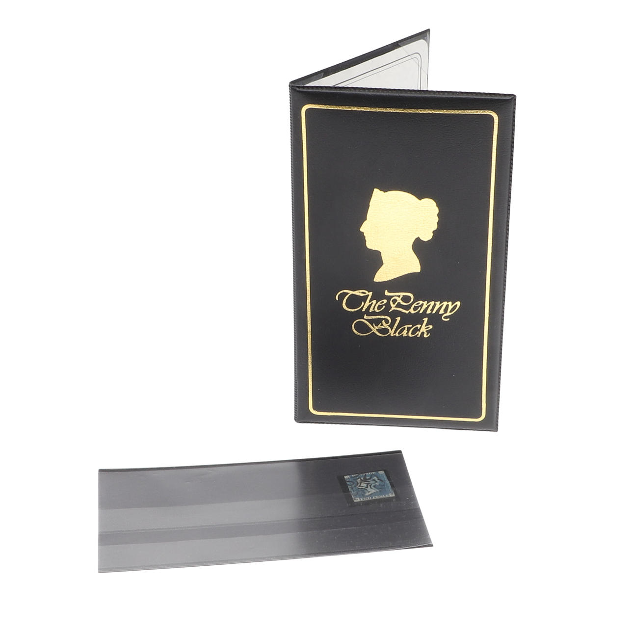 PENNY BLACK & 2d BLUE STAMP.