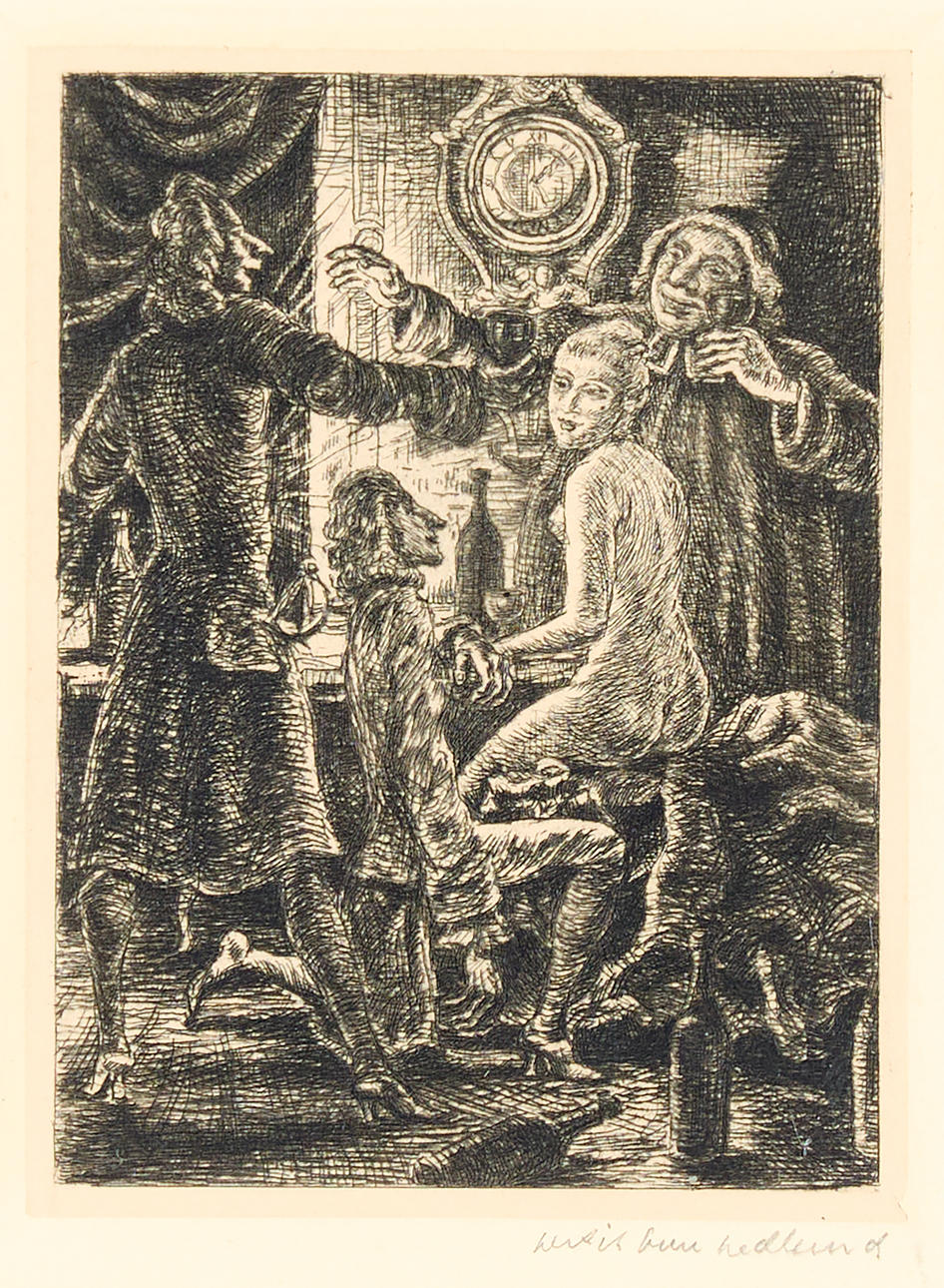 BERTIL BULL HEDLUND. “Queen Goose Foot 8".