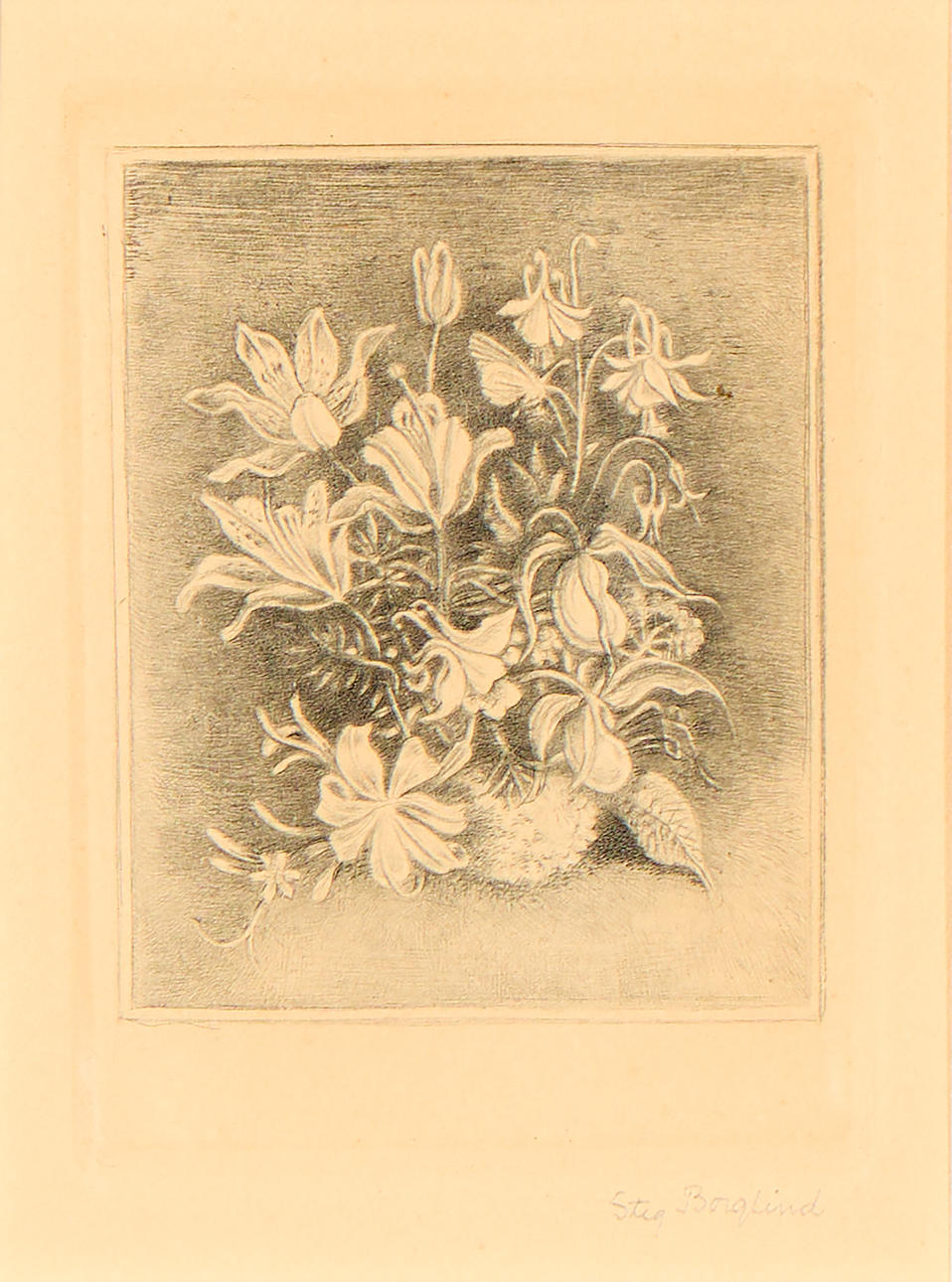 STIG BORGLIND. “Cypripedium”, 1942.