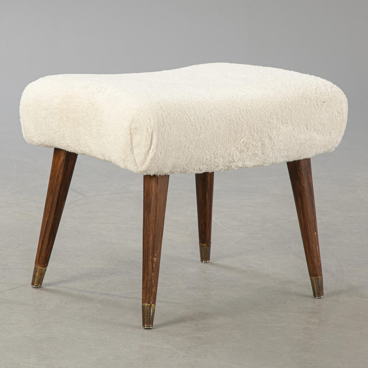 stool with teddy cover, 1960s.