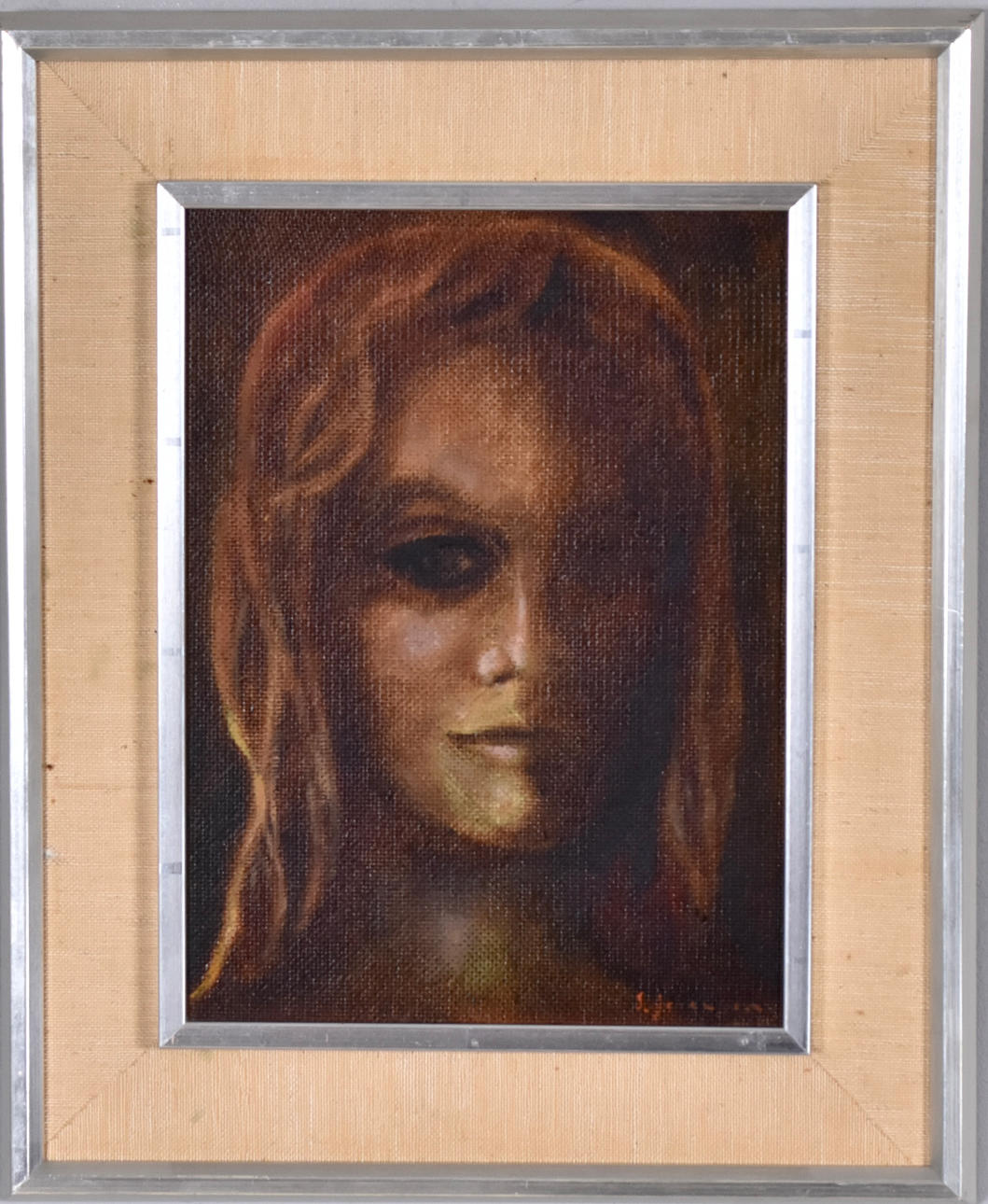 SVEN JOHANSSON. Oil on panel.