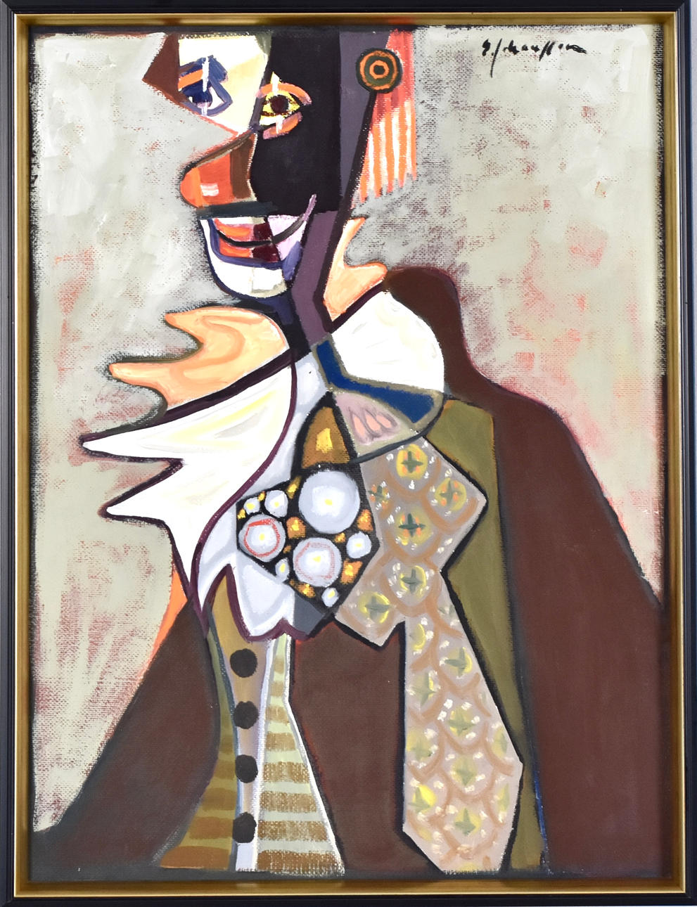 SVEN JOHANSSON. Oil on panel.