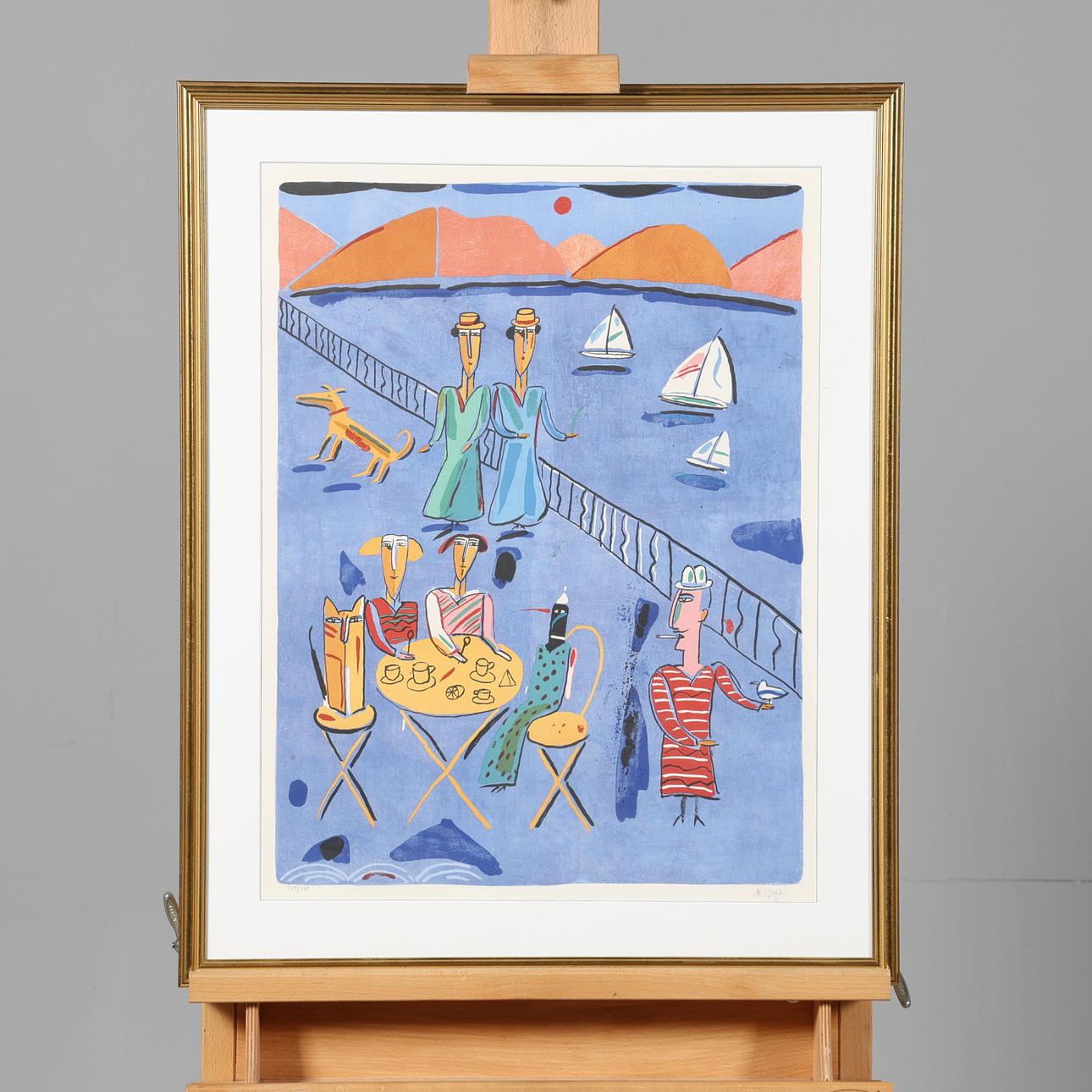 MADELEINE PYK. LITHOGRAPHY, signed and numbered 279/380.