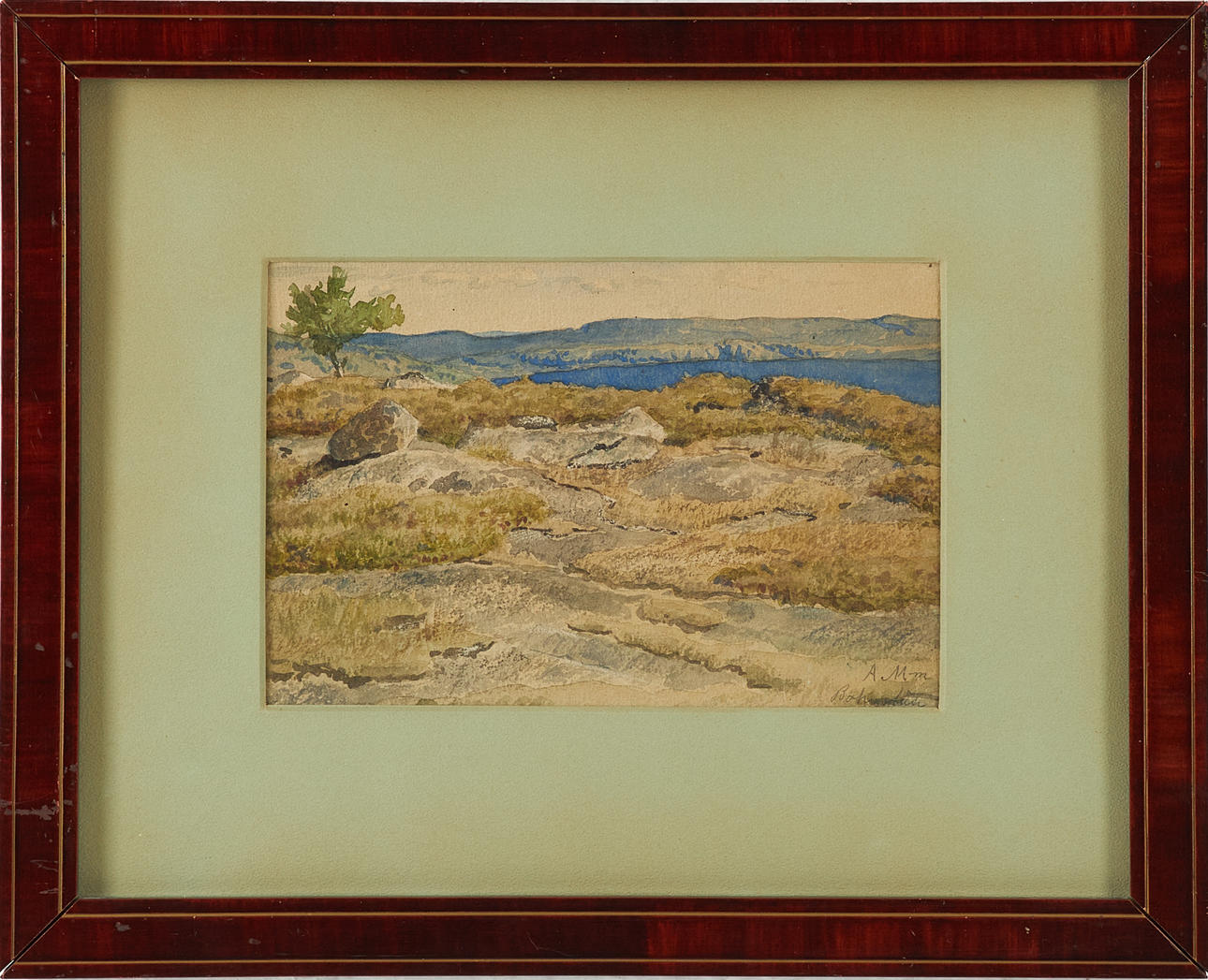 AUGUST MALMSTRÖM. View from the Bohuslän Archipelago.