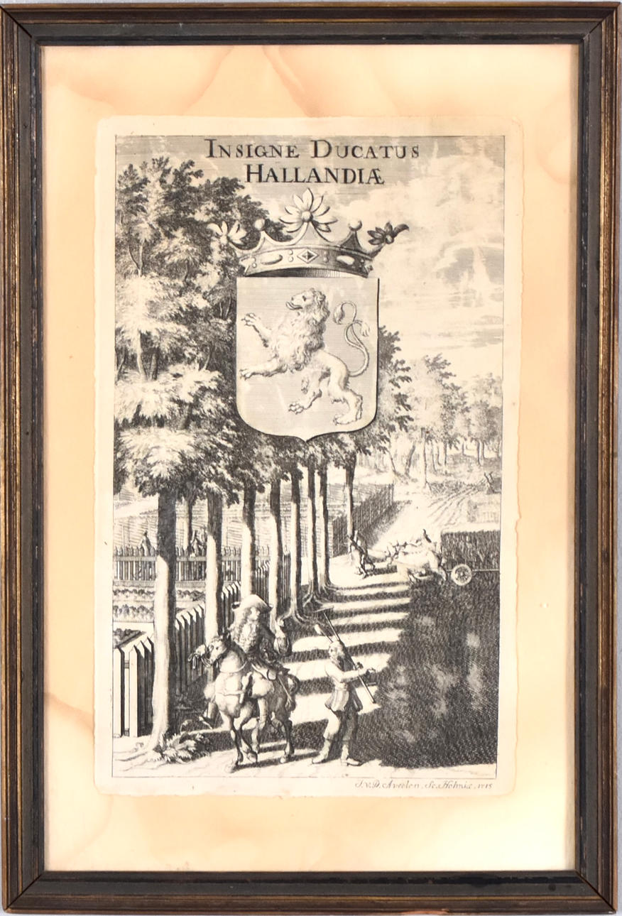 ERIC DAHLBERGH. copperstick, Insignale Ducatus Hallandiae.