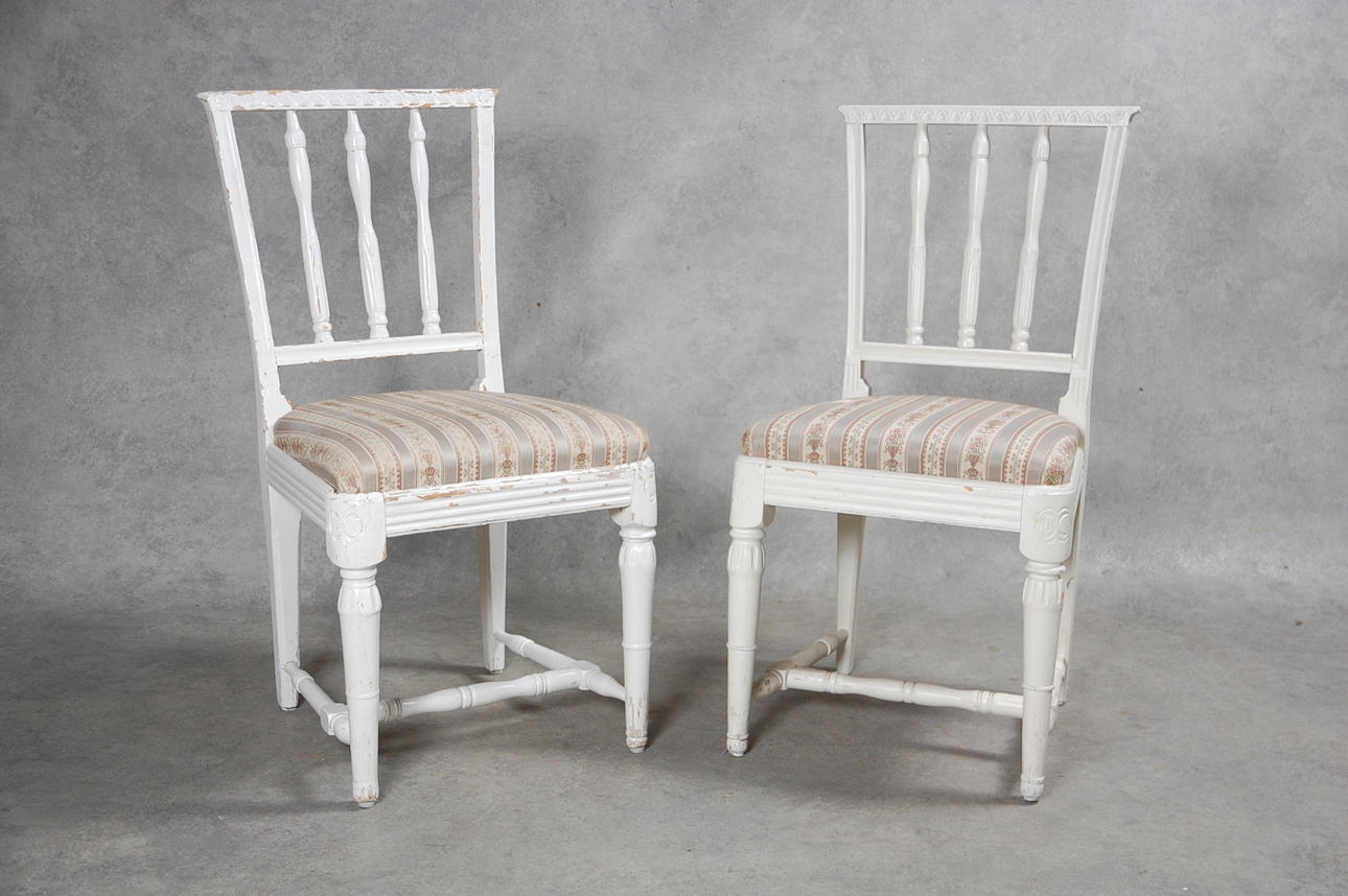 STOLAR, 1 par gustaviansk stil.