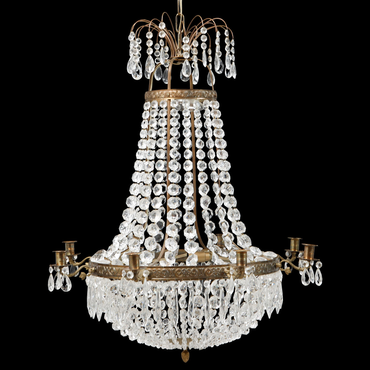 LJUSKRONA, sengustaviansk stil, 1900-tal.