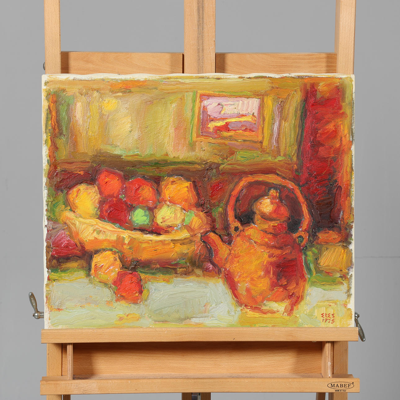 ARNOLD ERES. OIL ON CANVAS, signed, dated 1975.