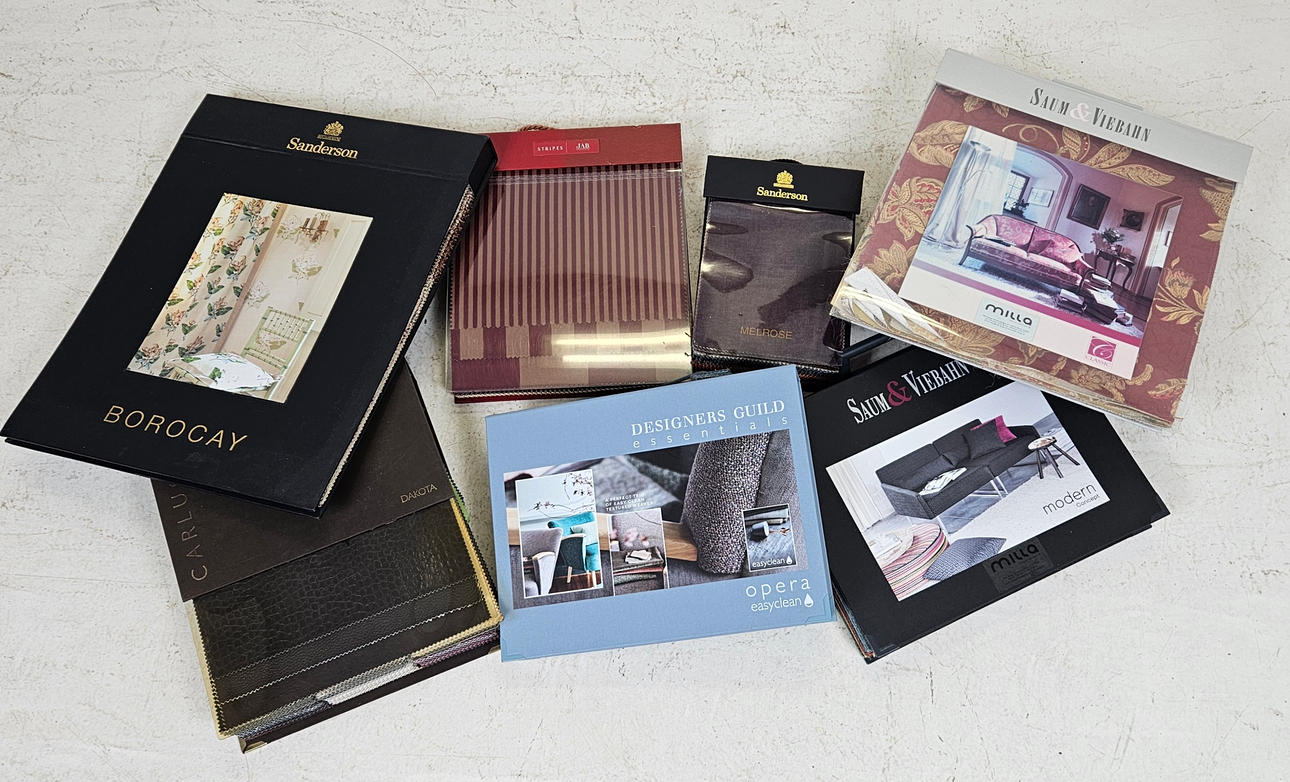 BATCH OF FABRIC SAMPLES.