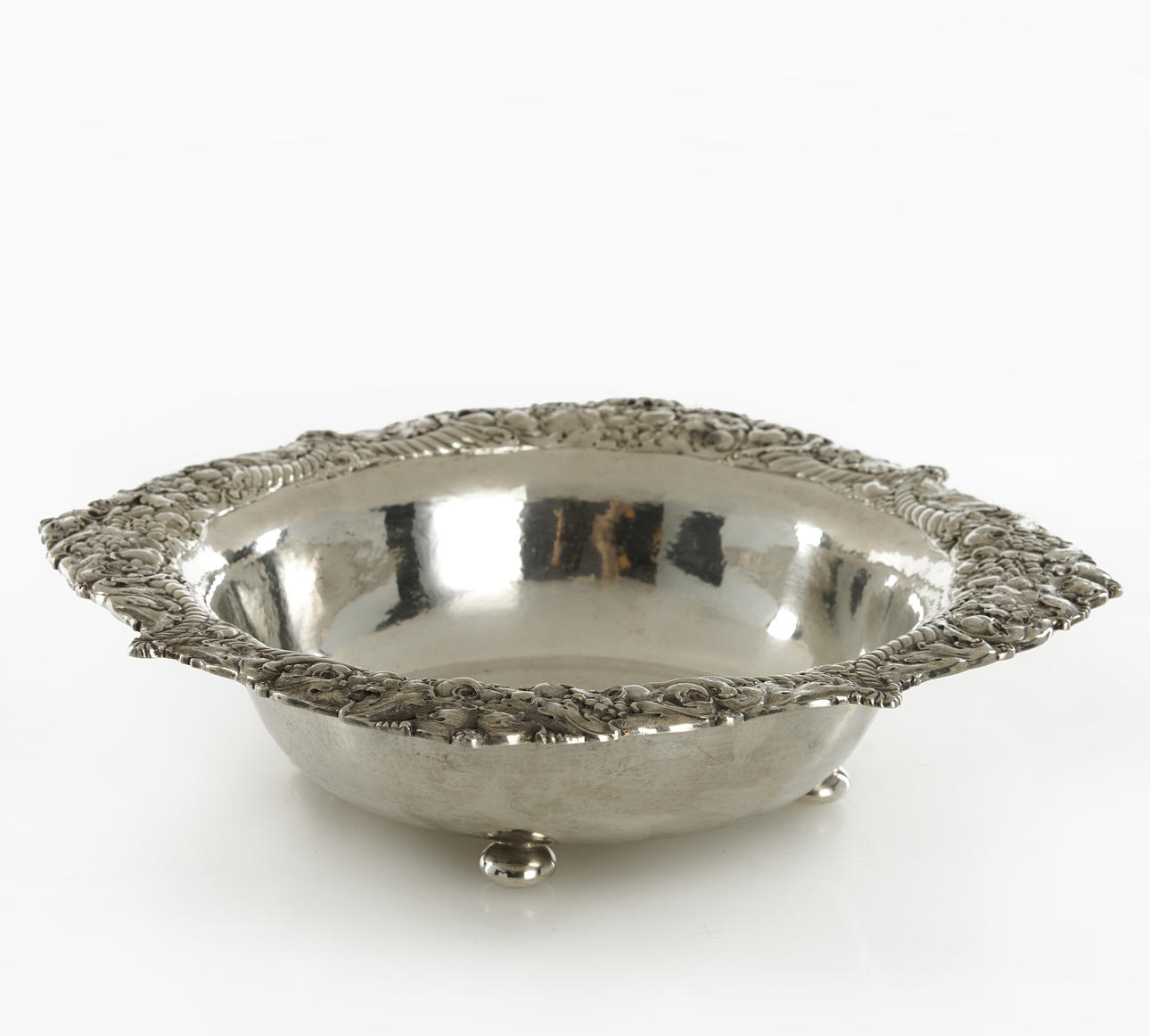 PRAKTSKÅL, silver, stämplad A Nilsson Lund 1917.