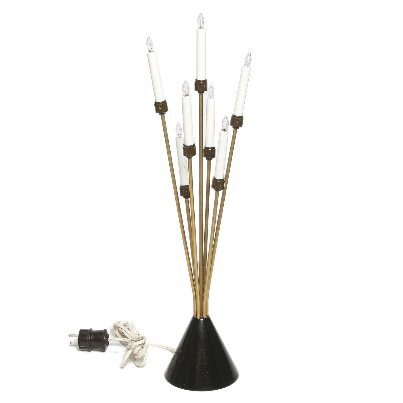 BORDSLAMPA / ADVENTSLJUSSTAKE, "Buketten", Luma, DS 54. 1950-tal.