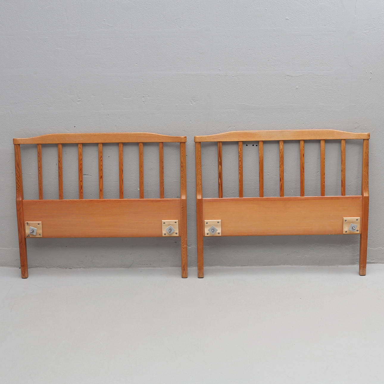 Headboards, 2 pairs, possibly Carl Malmsten.