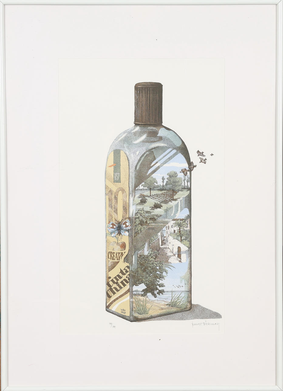 BENGT BÖCKMAN. LITHOGRAPHY, signed and numbered.